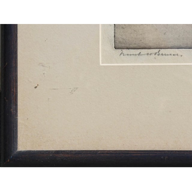 Exceptional original drypoint etching by acclaimed American artist Frank Weston Benson (1862–1951), celebrated for his...