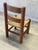 Mid-Century Modernist Wood and Rush Dining Chairs in the style of Charles Dudouyt, 1960s, Set of 2 For Sale - Image 14 of 16