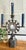 Mid-Century Mexican Tin Candelabra With Sunburst Mirror & Embossed Details For Sale - Image 12 of 12