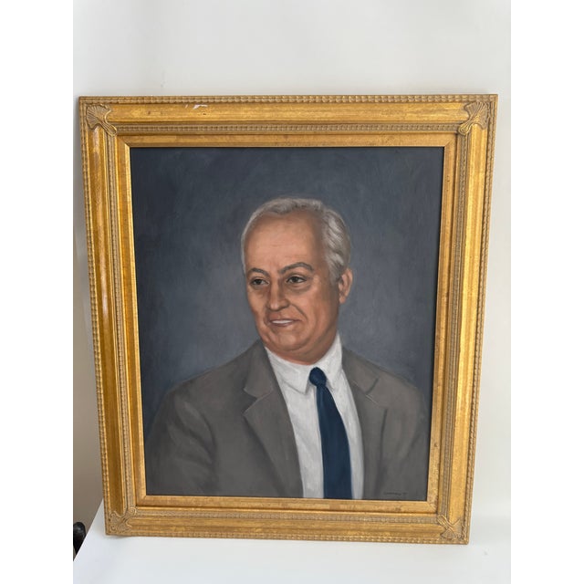 Vintage Gentleman Portrait, Framed For Sale - Image 10 of 13