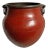 Antique Red Raja Bronze Pot For Sale