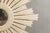 Painted Wood Modern Custom Sunburst with Convex Mirror with Varying Rays For Sale - Image 9 of 12