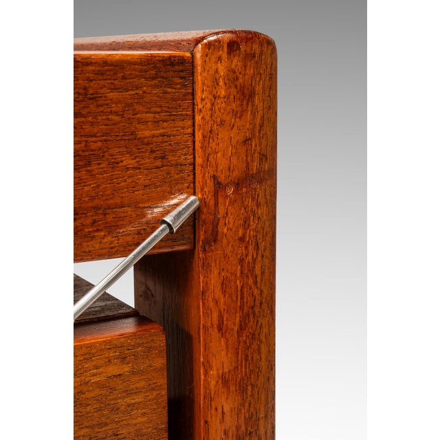 Danish Mid-Century Modern "Floating" Executive Desk in Teak by Dyrlund, Denmark, C. 1960s For Sale - Image 17 of 18