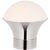 Modern Kelly Wearstler by Visual Comfort Signature Precision Accent Table Lantern in Polished Nickel with White Glass For Sale - Image 3 of 3