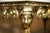 Metal Italian Brass & Carrara Marble Coffee Table with Thick Cut Top, 1880s For Sale - Image 7 of 18