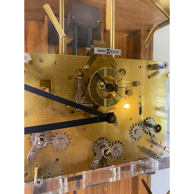 Mid Century Modern George Nelson Floor Clock for Howard Miller For Sale - Image 10 of 11