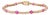 Early 20th Century 3.1ct Ruby & Natural Diamond 14k Gold Tennis Bracelet For Sale