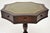1950s Vintage Georgian Leather Top Drum Table, 1950 For Sale - Image 5 of 7