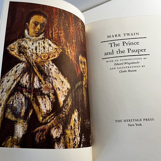 By Mark Twain. Illustrations by Clarke Hutton. New York: The Heritage Press, 1964. The George Macy Companies copyright....