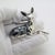 Vintage solid silver figurine depicting a resting fawn deer, crafted in arezzo, tuscany, by the world-renowned silversmith...