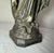 Metal Tall Antique Silver Plate Metal Religious Saint Virgin Mary Statue Sculpture For Sale - Image 7 of 13