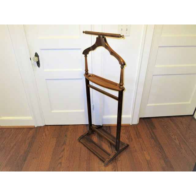 Vintage Wooden Butler Stand Chairish