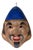 Decorative Japanese Papier-Mâché Ebisu Mask, 1960 For Sale