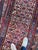 1930s Linen Ground Water Garden Hamadan Ice Blues Rug 2.7 x 9.10 For Sale - Image 9 of 10