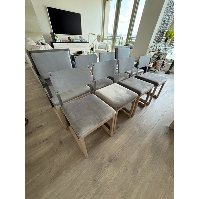 Set of 8 Wüd Dining Chairs For Sale - Image 10 of 18