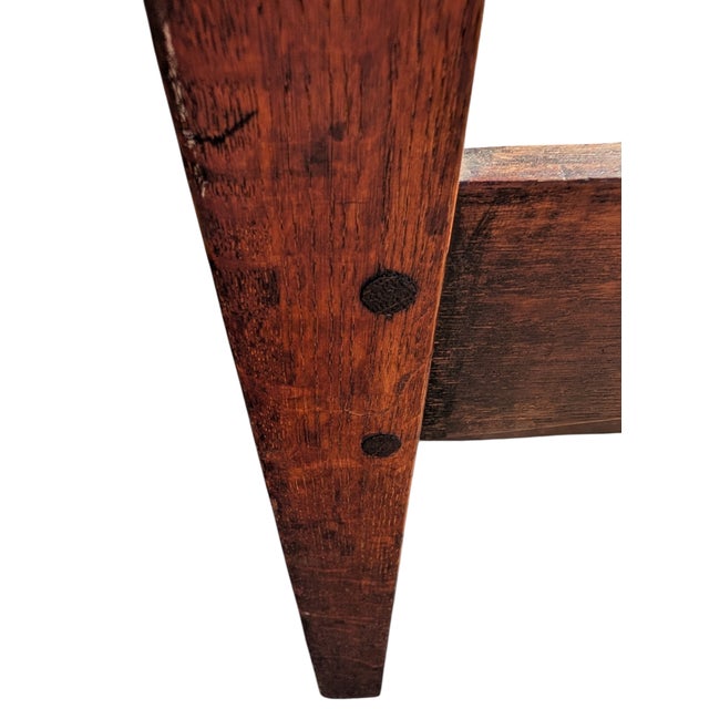 Charles Stickley Oak Armchair Circa 1909 For Sale - Image 15 of 18