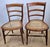 Victorian Pair Late 19th Century Victorian Walnut and Cane Seat Ladder Back Side Chairs For Sale - Image 3 of 8