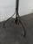 Large Wrought Iron Church Candelabra with Carved Wooden Crucifix For Sale - Image 9 of 10