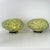 Green 1998 Tarogo Japan Paper Amorphous Table or Wall Lamp Pair For Sale - Image 8 of 12