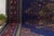 1970s Vintage Turkish Handmade Wool Cotton Blue Area Rug For Sale - Image 4 of 12