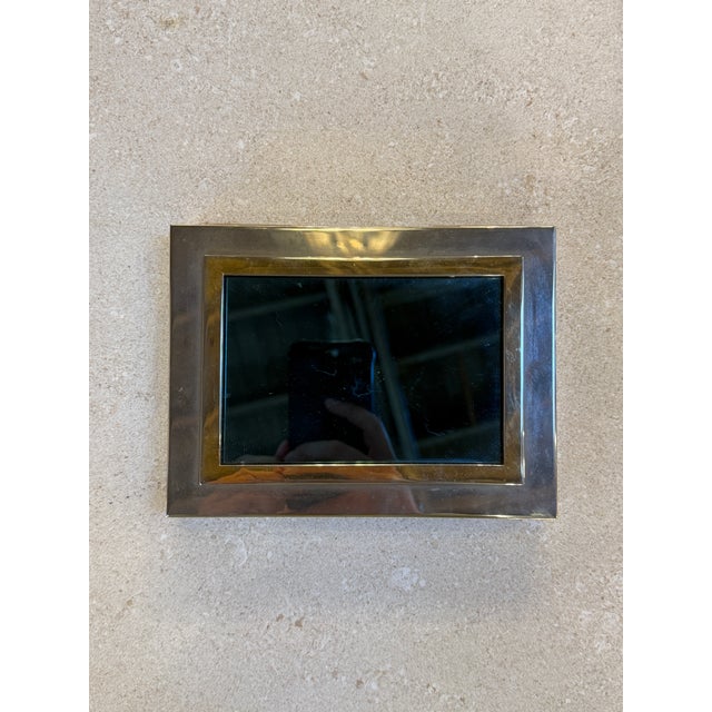 Wood Brass and Glass Humidor Box With Wood Interior, 1970s For Sale - Image 7 of 7