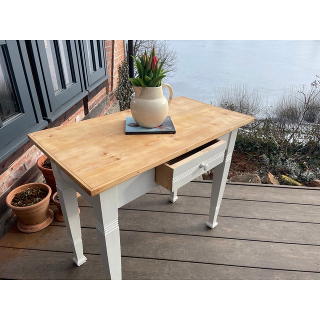 Antique Table in Fir, 1890s For Sale - Image 11 of 18