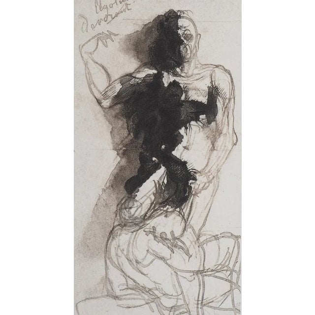 After Auguste Rodin, Ugolino Tells Dante, 19th Century, Engraving For Sale - Image 3 of 7