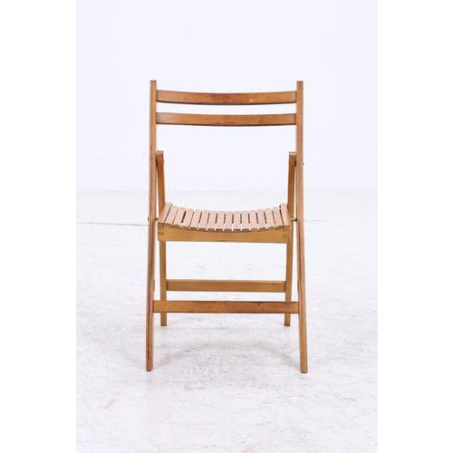 Folding Chairs in Birch from C.T.C., Set of 4 For Sale - Image 4 of 18