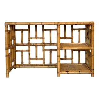 Bamboo Desk in the style of Vivai Del Sud, 1970s For Sale