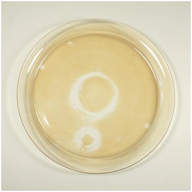 Green Antique French Baccarat Eugene Rousseau Enamel Glass Clair de Lune Fruit Dessert Compote Serving Set - Set of 7 For Sale - Image 8 of 8