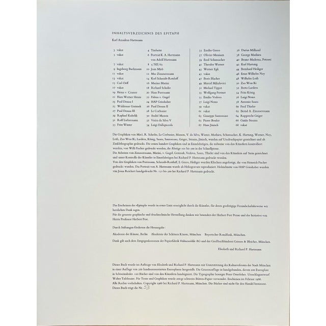 Modern Helena Vieira Da Silva, Composition, 1966, Paper For Sale - Image 3 of 4