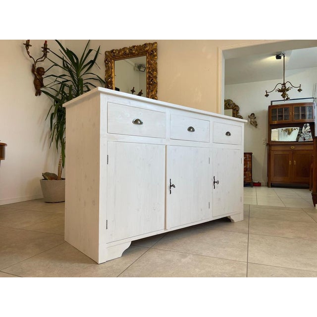 Farmhouse Sideboard in Spruce Wood For Sale - Image 13 of 15