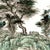 Green 36" * H100"/Panel* 5ps, Chinese Traditional Green Landscape Gongbi Painting Wallpaper, 5 Panels For Sale - Image 8 of 8