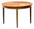 Round Extendable Cherrywood Table with Star Veneer, 1950s For Sale