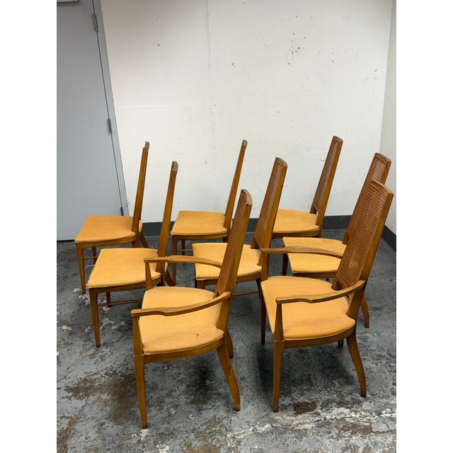 Lane Furniture Rhythm Collection Dining Chairs, Set of Eight For Sale - Image 4 of 8
