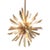 Anterior Waldorf 8 Light Crystal and Antique Brass Chandelier For Sale