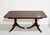 Traditional Mid Century Georgian Double Pedestal Banded Dining Table by Kindel Furniture For Sale - Image 3 of 12