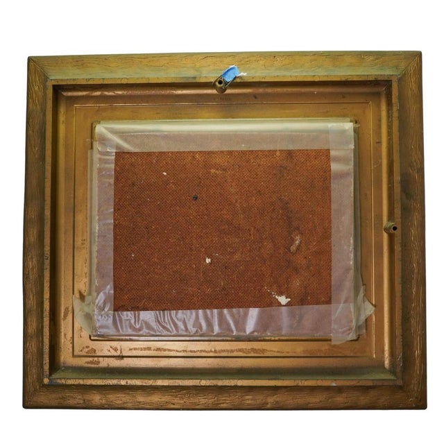 1970s 1970s Haitian Landscape Oil on Panel Painting by Dominique Senat For Sale - Image 5 of 5