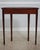 Hekman Mahogany Inlaid Demilune Table For Sale - Image 11 of 12