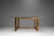 1970s Mid-Century Modern Acid-Etched Brass Desk / Dining Table With Glass Top Attributed to Bernhard Rohne for Mastercraft, Usa, C. 1970s For Sale - Image 5 of 18
