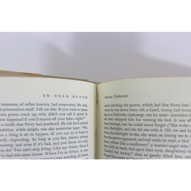 1965 Edition Truman Capote in Cold Blood Hard Cover Book With Dust Jacket For Sale - Image 9 of 10