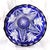 This is a small blue cut to clear vase. It is very heavy for its size and the blue glass is thick and dark with clean...
