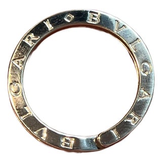1990s Bulgari Bvlgari Estate Keychain Sterling Silver For Sale
