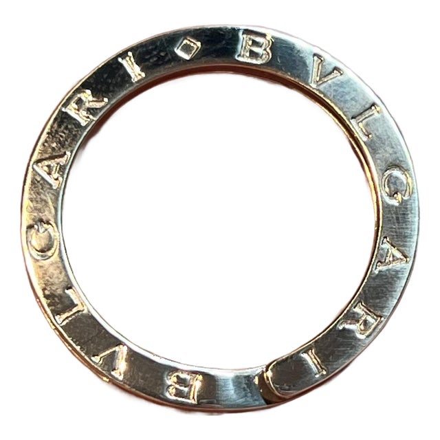 1990s Bulgari Bvlgari Estate Keychain Sterling Silver For Sale
