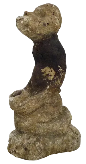 Papua New Guinean Artist, Anthropomorphic Ritual Sculpture, 19th Century, Stone