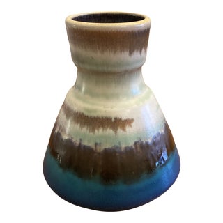 Mid-Century German Ceramic Pottery Vase For Sale