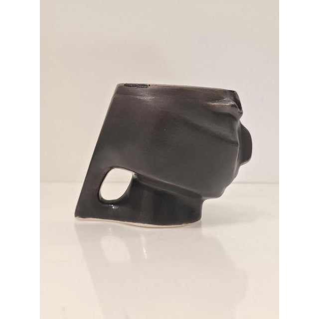 Unique warrior 4 sculptural ristretto cup by tamara barnoff. One of a kind. Signed inside by tamara barnoff. Dimensions: w...