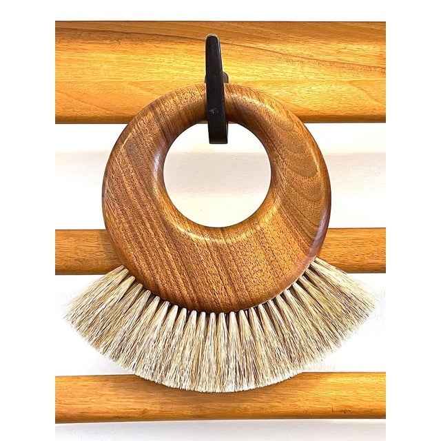 Large Mid-Century Walnut Clothes Ring attributed to Carl Auböck, Austria, 1950s For Sale - Image 6 of 17