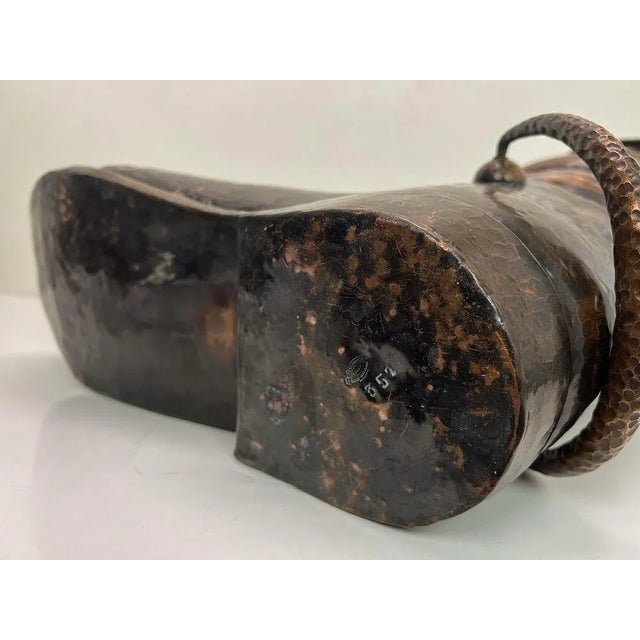 Hammered Brass Booth Umbrella Stand by Egidio Casagrande, Italy, 1950s For Sale - Image 6 of 12