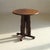 Wood Dutch Amsterdam School Art Deco Side Table with Stepped Design and Ball Feet, 1920s For Sale - Image 7 of 18